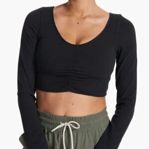 Vuori Long Sleeve Ruched Bra